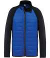 PA233 Proact Dual Fabric Sports Jacket Dark Royal Blue / Black colour image